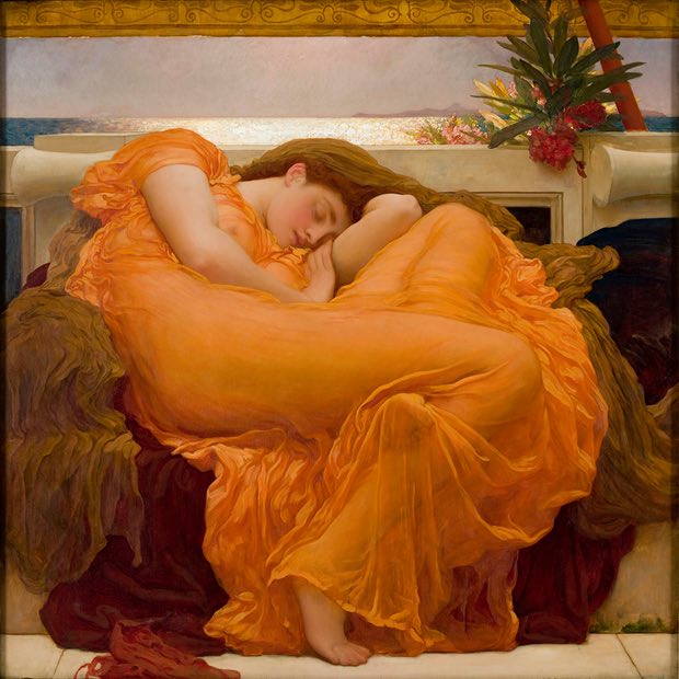 FLAMING JUNE by Frederic Leighton 1895